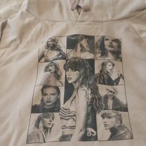 Taylor Swift sweatshirt. Beige colored. NEW & never worn. Size 4xl.